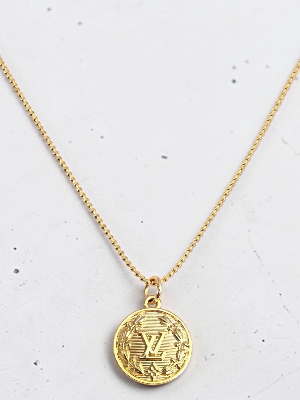 Authentic Repurposed Designer Zipper Pull Pendant Necklace 24K Gold Filled |16”